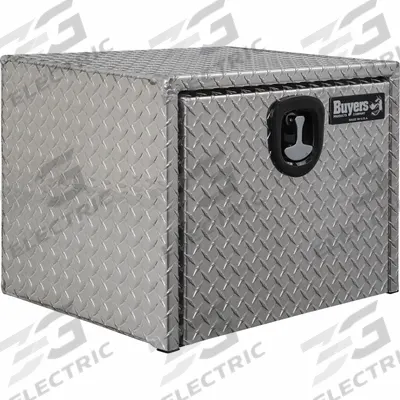 BUYERS PRODUCTS Underbody: Underbody Truck Box, Single Drop-Down Door Door, 18 in Overall Dp - Single Drop-Down Door Boxes