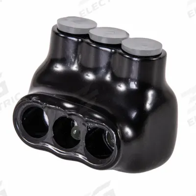 POLARIS Multitap Connector: 3 Port, Single-Sided Entry, 14 AWG – 6 AWG Wire Size - Dry-Location Single-Sided Entry Multitap Connectors