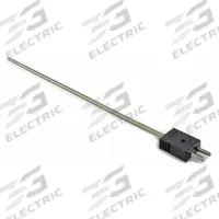 DAYTON Thermocouple Probe: -346°F to 2,193°F /-210°C to 1,200°C, Type J, Rounded Tip, 12 in Probe Lg (MPN 36GK96). Key specifications — attr1275752: 20 AWG; attr1275757: 12 in; attr1275763: ±1.1 % Below 293 °C, ±0.4 % Otherwise; attr1275765: 36GK96; attr1275769: DAYTON; attr1434700: Hose Clamp.