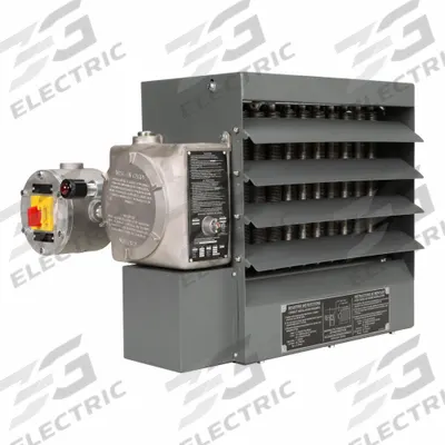 TPI INDUSTRIAL Electric Unit Heater: 15 kW Watt Output, Gray, 480V AC, 3-Phase - Hazardous-Location Suspended Electric Wall & Ceiling Unit Heaters