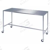 LAKESIDE Instrument Table,H Frame,SS,36 X 24: Fixed Ht, Stainless Steel, 36 in x 24 in (MPN 8391). Key specifications — Unit Type: Not Expandable or Modular; For Environment: Food Service; Assembly: Fully Assembled; Wheel Material: Rubber; Frame Material Finish: Unfinished; Mobility: Casters; Height Adjustability: Fixed Height; Included Components: No Additional Components.