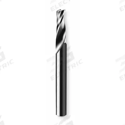 ONSRUD Solid Router Bit: Spiral O-Flute Upcut, 1/2" Cut Dia - Spiral O-Flute Router Bits for Plastics