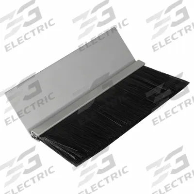 AMERICAN GARAGE DOOR SUPPLY Brush Seal: 45° Angle, Nylon, 2 in Brush Lg - Material Handling