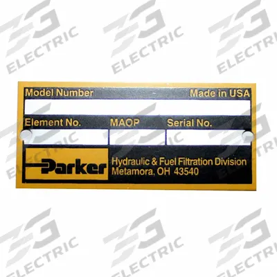 Parker Hydraulic Filter Component: Mfr Part # 920928 - Replacement Parts for Hydraulic Filtration Systems