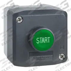 SCHNEIDER Control Station: Flush Push Button, 0 Pilot Lights, 1NO, Start, (1) Push Button, Momentary (MPN XALD101H29H7). Key specifications — Brand: SCHNEIDER; Operator Legend: Start; Operator Color: Green; Operator Configuration: Flush Push Button; Environments & Applications: Oil- & Dust-Tight; Operator Configuration Type: (1) Push Button.