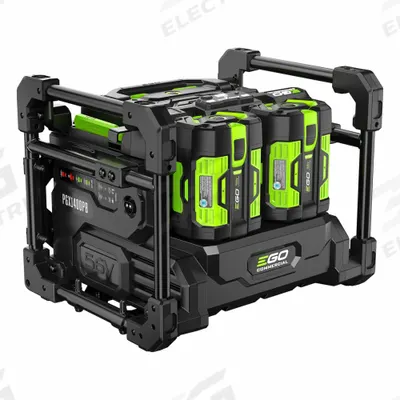 EGO Charging Power Bank Kit: For 56V DC Battery Volt, Std, Simultaneous, 56V AC - EGO Battery Chargers