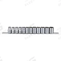 WESTWARD Socket Set: 1/2 in Drive, 12 Piece, 6-Point, Metric, 10 mm to 21 mm (MPN 53PN65). Key specifications — attr1224269: 1/2 in; attr1204685: Tether Ready; attr1204650: 10 mm to 21 mm; attr1204673: Socket Bits Not Included; attr1204688: WESTWARD; attr1206170: Standard Sockets.