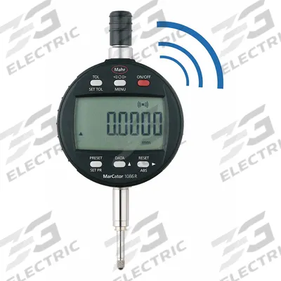 MAHR Digital Indicator: 0.00002 in to 0.5 in /0.001 mm to 12.7 mm, Inch/Metric - Digital Indicators with Removable Flat Back