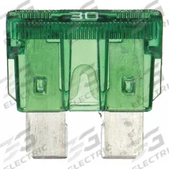 BUSSMANN Automotive Fuse: ATC Series, Fast-Acting, 30 A, 32 V DC, Non-Indicating (MPN ATC-30). Key specifications — Series: ATC; Brand: BUSSMANN; Fuse Profile: Standard Profile.