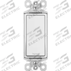 PASS & SEYMOUR Wall Switch: Rocker Switch, Single Pole, Maintained, White, 120V AC, 15 A (MPN TM870WAMCC4). Key specifications — Brand: PASS & SEYMOUR; Illuminated: No.