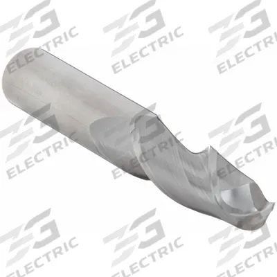 CLEVELAND Ball End Mill: Carbide, 2 Flute, 1" Mill Dia, 3" LOC, 6" OAL (MPN C60974) - Carbide Ball End Mills for Aluminum