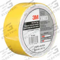 3M Duct Tape: Light Duty, Yellow, 3 in Wd, 50 yd Lg, 6.5 mil Thick, 3903, Vinyl Coated Cloth, 18 PK. Key specifications — Backing Material: Vinyl Coated Cloth; Series: 3903.