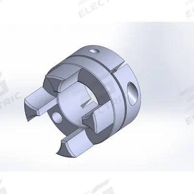 RULAND MANUFACTURING Jaw Coupling Hub: JC44 Coupling Size, 2 3/4 in Outside Dia, Inch - Zero-Backlash Curved Jaw Coupling Hubs