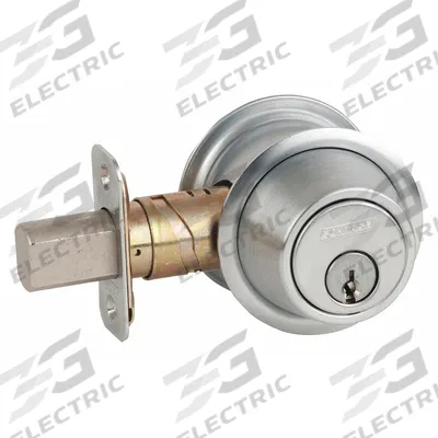 SCHLAGE Deadbolt Lock: Cylindrical, 1 7/8 in Door Thick - Max - Standard Cylindrical Deadbolts