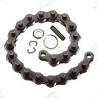 RIDGID Soil Pipe Cutter Replacement Chain: For Grainger No. 437L08, For Mfr No. 59698 (MPN 33670). Key specifications — attr542237: Soil Pipe Cutter; attr424298: 437L08; attr424302: Chain Ring; attr424301: Steel; attr522331: Chain Assembly; attr424299: 59698; attr424296: RIDGID.