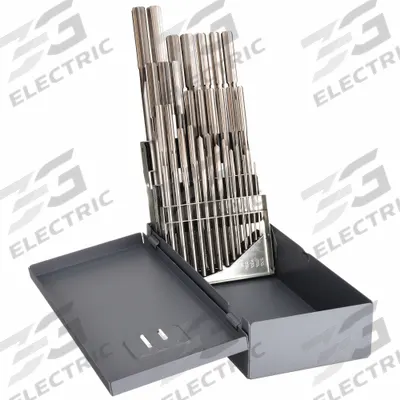 CLEVELAND Chucking Reamer Set: 29 Pc, 1/16 in to 1/2 in Dia - Straight-Flute High-Speed Steel Chucking Reamer Sets
