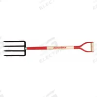 RAZOR-BACK Spading Fork: Steel Head, D-Grip Handle Type, Wood Handle, 30 in Handle Lg (MPN 72103GR). Key specifications — Brand: RAZOR-BACK; Head Material: Steel.