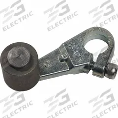 TELEMECANIQUE SENSORS Limit Switch Lever Arm: Roller Lever, Fixed, 1.38 in Arm/Operator Lg - Max (MPN 9007BA2). Key specifications — Brand: TELEMECANIQUE SENSORS; Compatible with Series: 9007AW; Roller Position: Outside Offset; Actuator Style: Rotary Lever Roller.