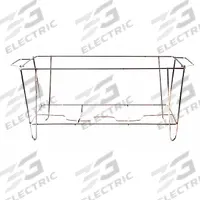 CRESTWARE Chafer Wire Frame: 22 3/4 in Overall Lg, 8 3/4 in Overall Wd, 12 in Overall Ht, Steel (MPN CHAWF). Key specifications — Manufacturer Part Number: CHAWF; Material: Steel; Product Type: Full Size Wire Chafer Frame; Brand: CRESTWARE; NSF Certified: No.