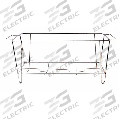 CRESTWARE Chafer Wire Frame: 22 3/4 in Overall Lg, 8 3/4 in Overall Wd, 12 in Overall Ht - Chafer Stands & Accessories