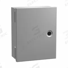 HAMMOND Enclosure: Steel, 20 in x 12 in x 6 in, NEMA 1, Solid Cover, Hinged, Painted (MPN N1J20126). Key specifications — Brand: HAMMOND; Closure Method: 1/4-Turn Latch; Knockouts: Not Included.