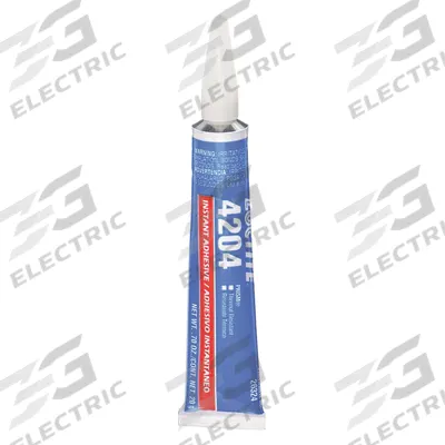 LOCTITE Instant Adhesive: 4204, Rubber, 0.7 fl oz, Tube, Clear, Thick Liquid - Instant Adhesives for Rubber & Leather