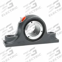 MOLINE BEARING Pillow Block Bearing: 1 7/16 in Bore, Spherical E Roller Bearing, Cast Iron, 2 Holes (MPN 29621107). Key specifications — Maximum Speed: 2,800 RPM; Mounting Bolt Size: 1/2 in; Brand: MOLINE BEARING.