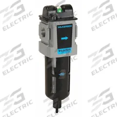 WILKERSON Compressed Air Filter: Coalescing, 1/2 in NPT, 0.5 micron, 85 cfm, 150 psi Max Op Pressure (MPN M18-04-BK00B). Key specifications — attr110055: M18; attr110008: WILKERSON.