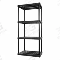 PLANO MOLDING Shelf Unit: 36 in x 24 in, 73 in Overall Ht, 4 Shelves, 200 lb Load Capacity per Shelf (MPN PLA962463RS). Key specifications — Resistance Properties: Corrosion-Resistant; Shelving Material: Plastic; Brand: PLANO MOLDING.