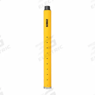 DEWALT Core Bit: 1 1/2 in Core Dia, 14 in Max Drilling Dp - Diamond-Tipped Core Bits for Wet Coring