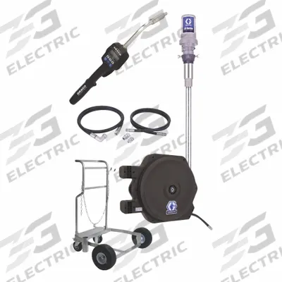 GRACO KIT 5:1 CART W/ REEL-NPT: Cart, 5:1 - Mobile Drum Pump Packages