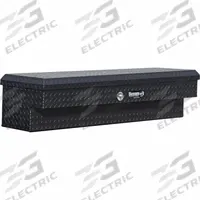 BUYERS PRODUCTS Topside Truck Box: Topside Truck Box, Aluminum, 13 in Overall Ht, 56 in Overall Wd (MPN 1733025). Key specifications — Brand: BUYERS PRODUCTS; Color: Matte Black; Latch Type: Push Button.