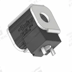 PARKER Valve Solenoid Coil: 12VDC, 28 W Watt, DIN, CAP012D. Key specifications — attr1224951: DIN; attr1012059: CAP012D; attr1011639: 12VDC; attr1011635: PARKER.