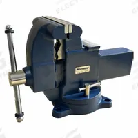 WESTWARD Bench Vise: Heavy Duty, Enclosed, 8 in Jaw Face Wd, 8 3/4 in Max Jaw Opening, Serrated (MPN 806EN9). Key specifications — attr663938: WESTWARD; attr669110: Steel; attr669112: Bolt-Down.