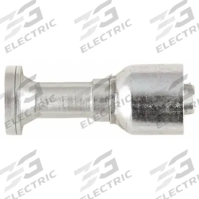 PARKER Hydraulic Crimp Fitting: Steel x Steel, Straight, -12 For Hose Dash Size - Crimp Hydraulic Hose Fittings with Flange Connection