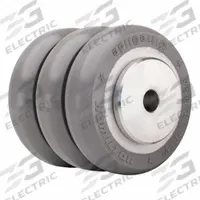 HAMILTON Caster Wheel: 4 in Wheel Dia., 3 in Wheel Wd, Polyurethane, 1,200 lb Load Rating, Aluminum (MPN W-430-SWC95-3/4). Key specifications — Brand: HAMILTON; Tread Shape: UltraGlide; Wheel/Tread Color: Gray.