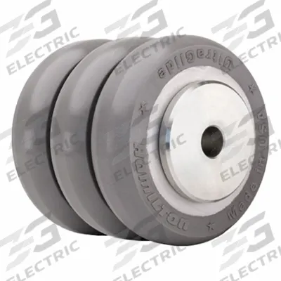 HAMILTON Caster Wheel: 4 in Wheel Dia., 3 in Wheel Wd, Polyurethane, 1,200 lb Load Rating - Easy-Roll Polyurethane Tread on Steel Core Wheels
