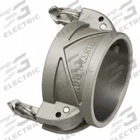 Cam and Groove Insta-Lock Coupling: 3 in Coupling Size, 250 psi Max. Working Pressure @ 70 F (MPN QCG-DC300-SS). Key specifications — Gasket Material: Nitrile; Includes Locking Arm: Yes; Body Material: Stainless Steel; Brand: CAMPBELL FITTINGS.
