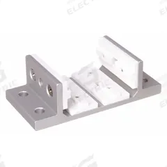 Linear Bearing: 10 Series, 1 7/8 in L x 3 15/16 in W x 1 7/32 in H, Silver, Double Flanged, Std (MPN 6423). Key specifications — Brand: 80/20; Housing Material: Aluminum; Finish: Anodized.
