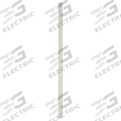 ASI GLOBAL PARTITIONS Partition Column: Plastic Polymer, Pebble, Cream, 82 in Ht, 4 in Wd - Pilasters for Bathroom Partitions