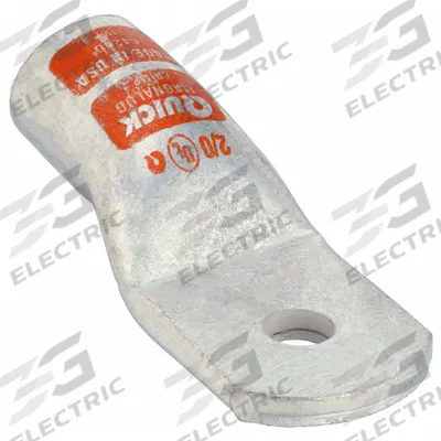 GROTE Battery Terminal: Heavy Wall Lug, Lug, Tin Plated Copper, 2/0 ga, Orange - Heavy Wall Lugs