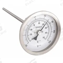 APPROVED VENDOR Dial Thermometer: -20°F to 120°F /-30°C to 50°C, ±1% Accuracy, 6 in Stem Lg (MPN 1NFY1). Key specifications — Accuracy: ±1 %; Brand: APPROVED VENDOR.