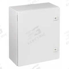 RITTAL Enclosure: Steel, 19 in x 15 in x 8 in, NEMA 1/12/3R/4, Solid Cover, Hinged (MPN WM201608NC). Key specifications — Closure Method: 1/4-Turn Latch; Brand: RITTAL; Knockouts: Not Included.