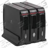 DIXIE Cutlery Dispenser Stand: Series W, Hand, Countertop, 10 1/2 in Ht, 11 1/8 in Dp, Black, 3 PK (MPN SSW3D85). Key specifications — attr561783: No; attr561782: No; attr561784: No; attr557433: Cutlery Dispenser Stand; attr561777: No; attr557430: Knife; attr557440: Countertop; attr557442: Yes.