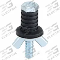 SHAW PLUGS Mechanical Expansion Plug: Hex Nut, End of Pipe, For 1/2 in Pipe, Neoprene Plug (MPN 62096)