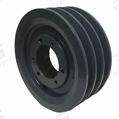 APPROVED VENDOR V-Belt Sheave: 3B74SK, 3 Groove, 7.75 in OD, Bushed Bore - Bushed-Bore Cast-Iron V-Belt Pulleys