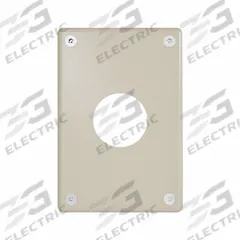LEGRAND Wall Plate: Single Circular Opening, 1 Gang, Ivory, Jumbo Size (MPN WSP01N912IVYPS). Key specifications — Brand: LEGRAND; Material: Steel; Includes: Allen Head Screws.