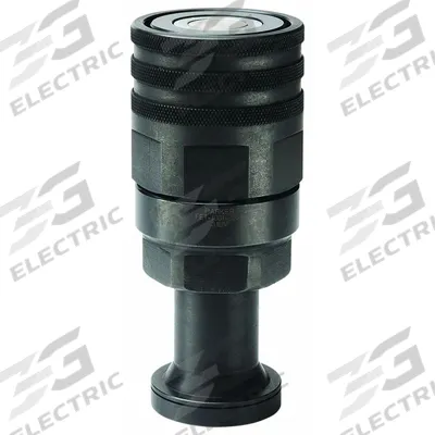 PARKER Hydraulic Quick Connect Hose Coupling: 1 1/2 in Coupling Size, Steel - Parker FET Series Hydraulic Quick-Connect Coupling Bodies
