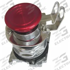EATON Padlock Attachment: 30 mm Panel Mounting Dia, Mushroom Head Push Buttons, Red, 10250T (MPN 10250TA45). Key specifications — Brand: EATON; Compatible Product Type: Mushroom Head Push Buttons; Compatible with Series: 10250T.