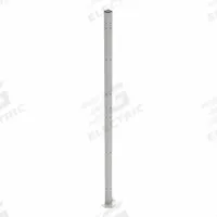 FOLDING GUARD Universal Post: 7 ft H, White, Powder-Coated (MPN PS084Y16A2). Key specifications — Finish: Powder-Coated; Material: Steel; Includes Mounting Hardware: Yes; Brand: FOLDING GUARD.